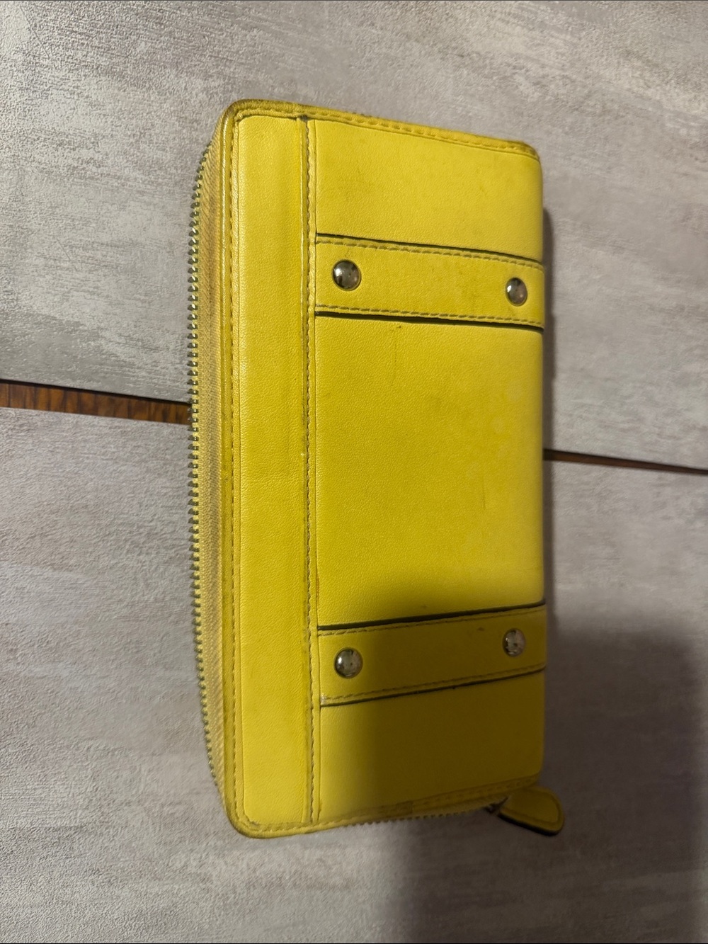Vintage y2k coach soho yellow wallet - Picture 3 of 4